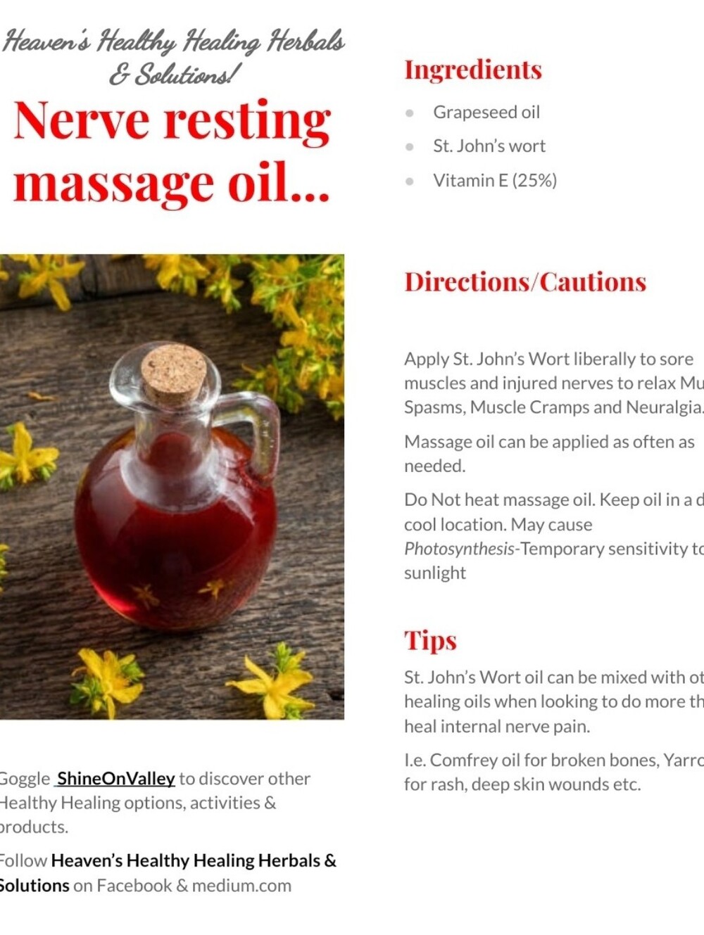 Nerve Resting Massage Oil Sealed In Crystal Cruet